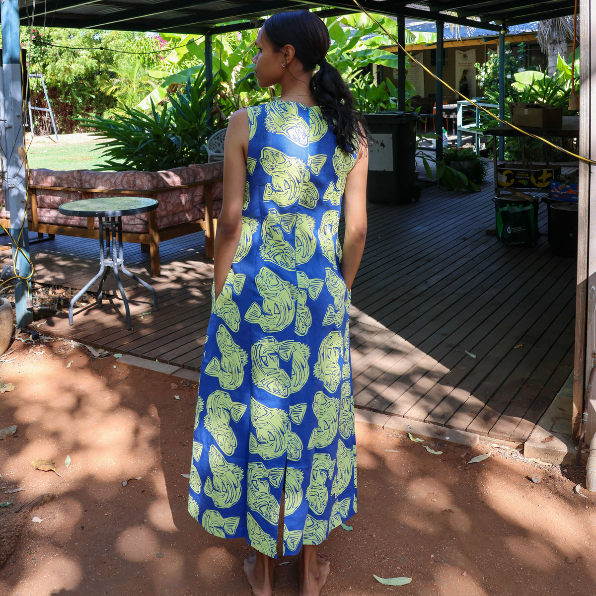 Crew Neck Maxi Dress - Mary George