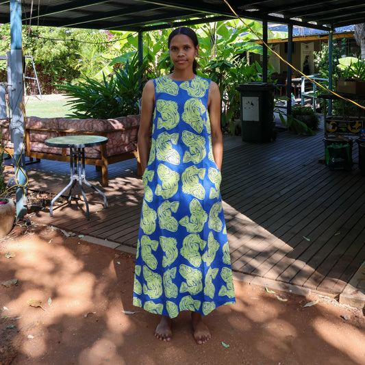 Crew Neck Maxi Dress - Mary George