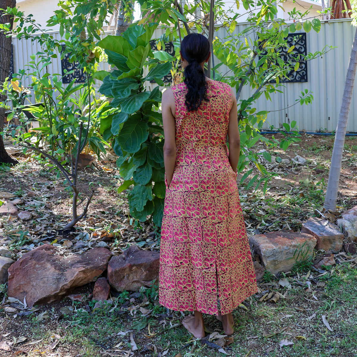 Crew Neck Maxi Dress - Nita Williams