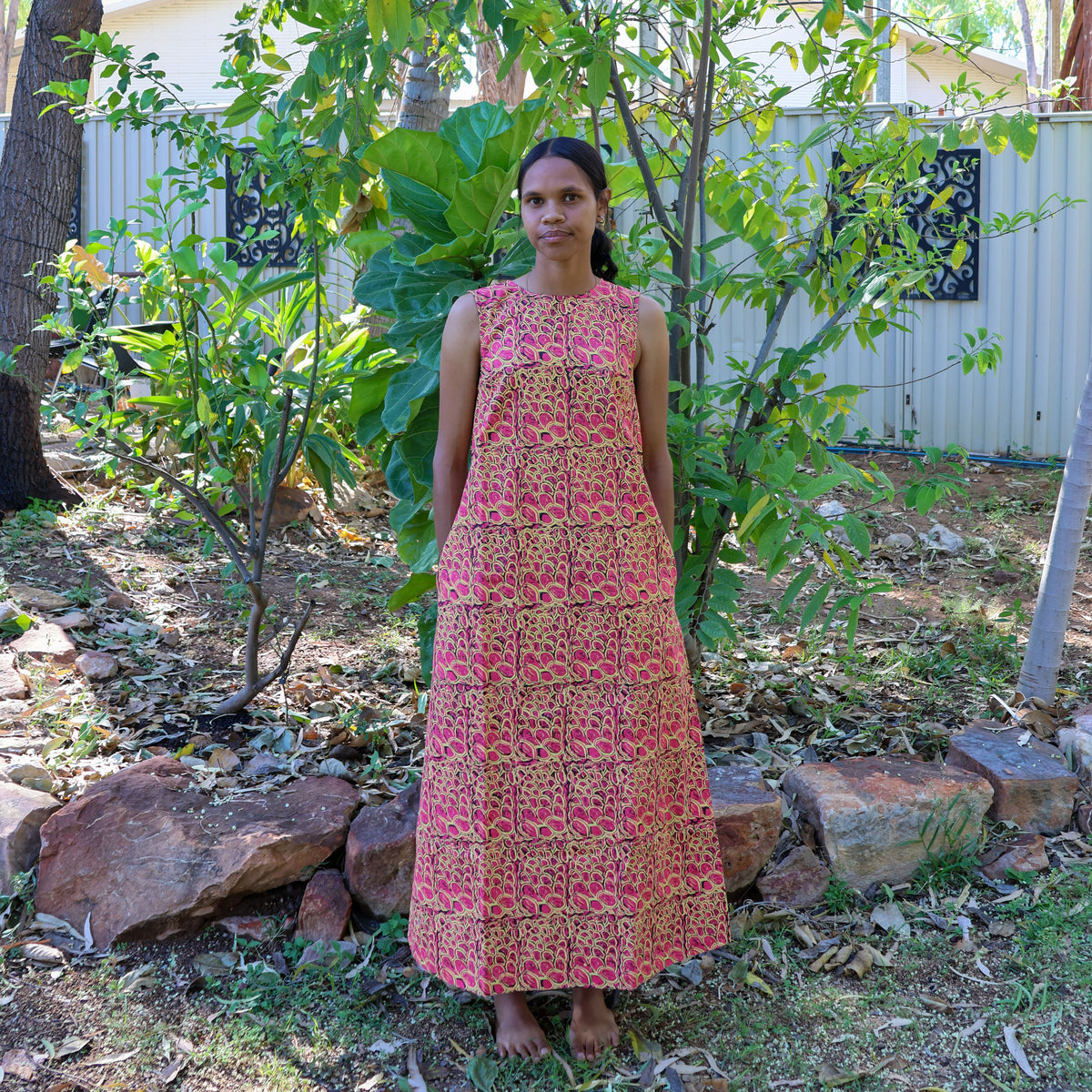 Crew Neck Maxi Dress - Nita Williams