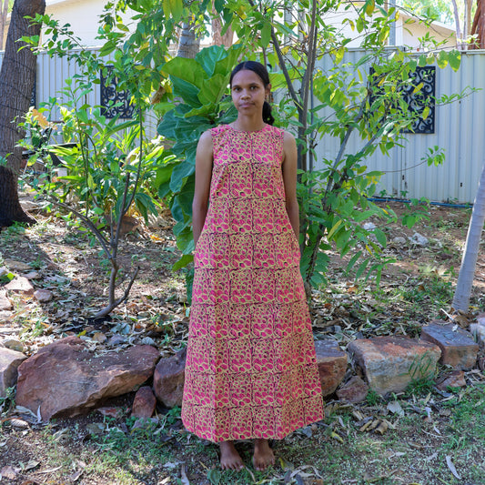Crew Neck Maxi Dress - Nita Williams