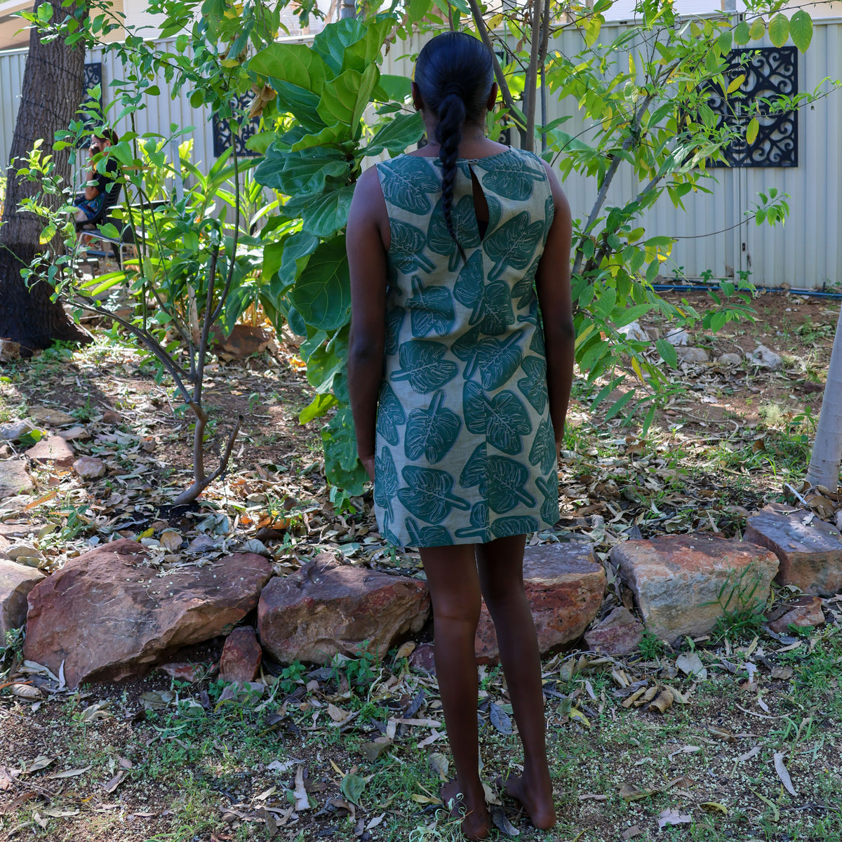 Boat Neck Mini Dress - Charline Davis